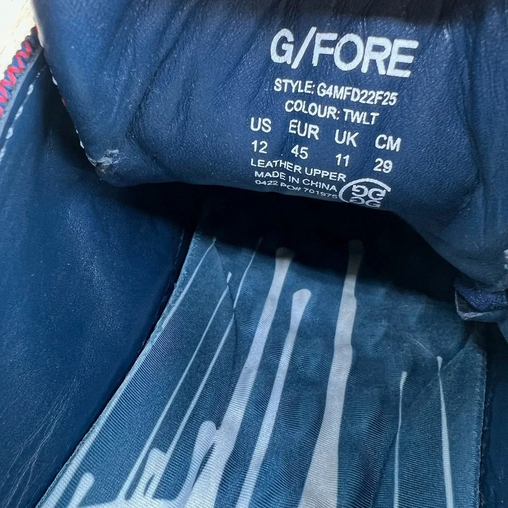 G/FORE Quarter G Knit Durf Mule Men's Size 12 Twilight Knit Suede G4MFD22F25